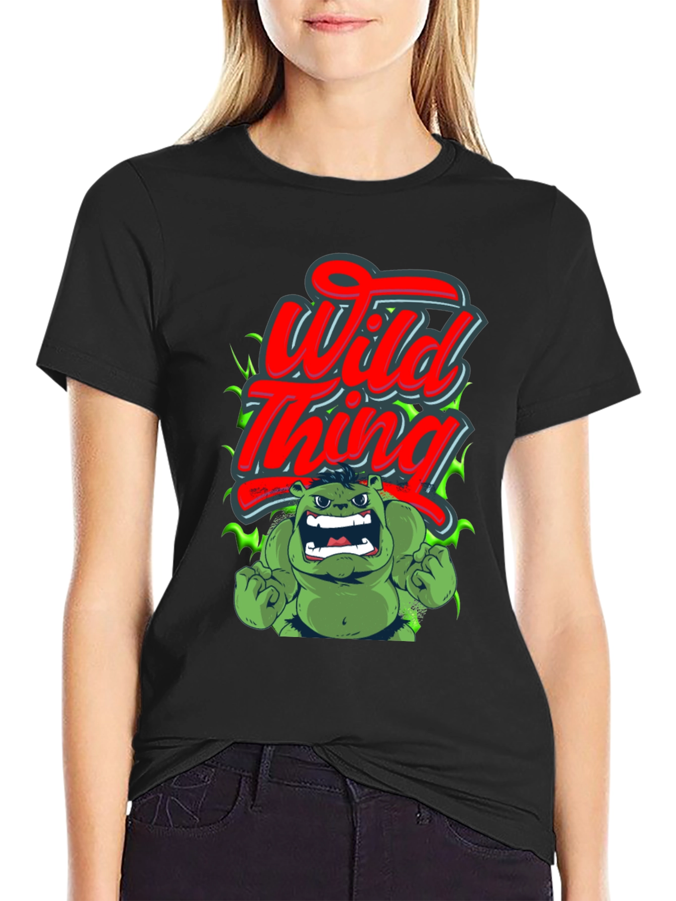 Wild Thing Graphic Tee - Black T-Shirt
