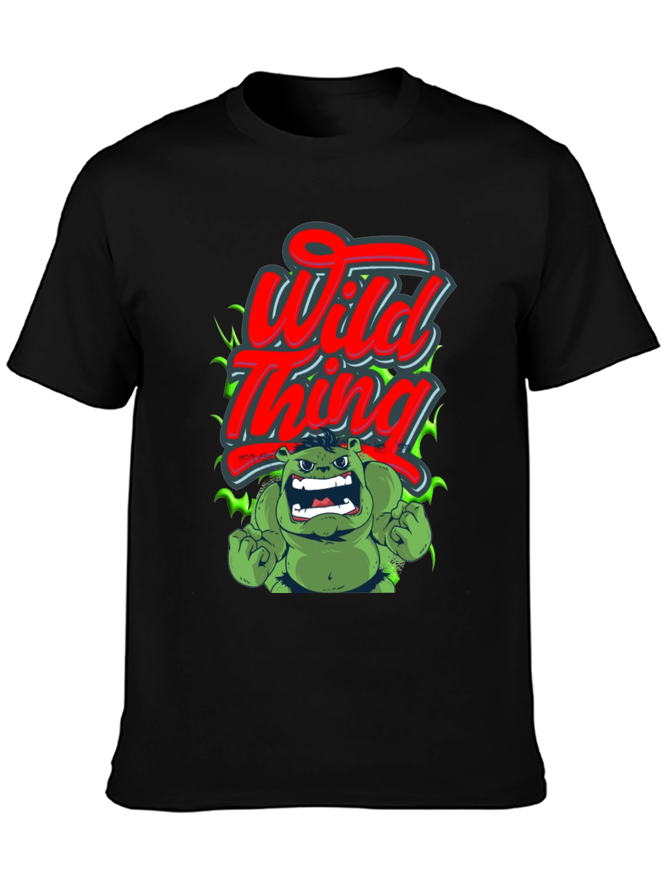 Wild Thing Graphic Tee - Black T-Shirt