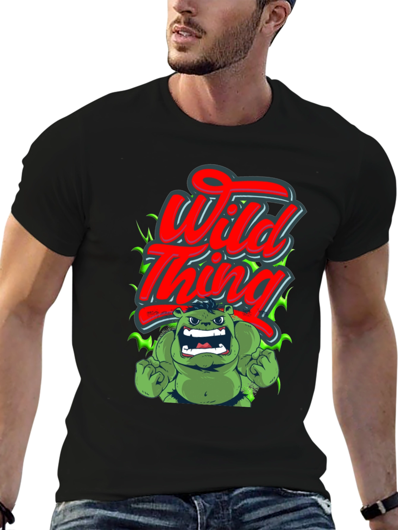 Wild Thing Graphic Tee - Black T-Shirt