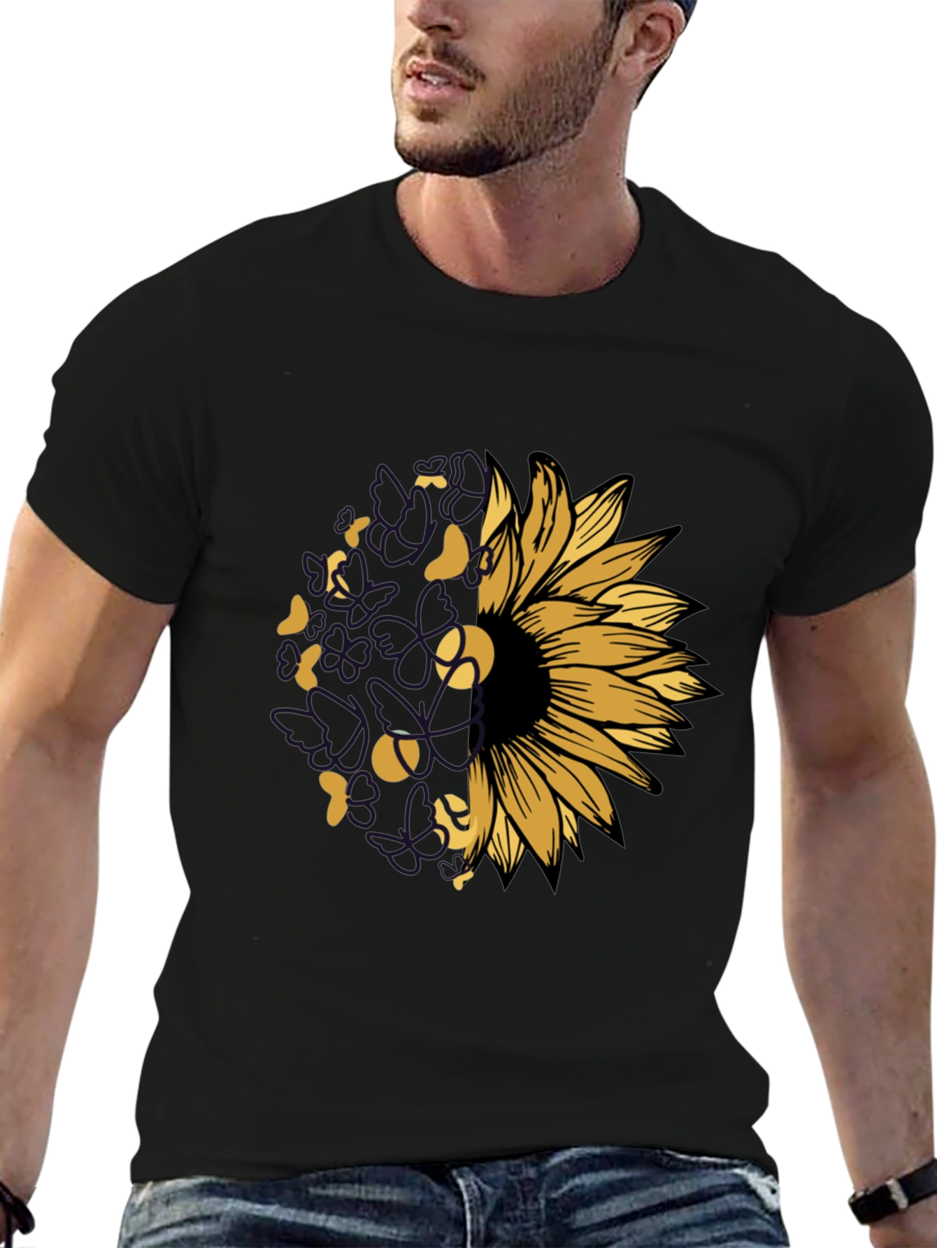 Sunflower Tennis Graphic T-Shirt