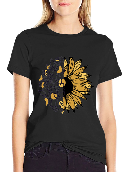 Sunflower Tennis Graphic T-Shirt