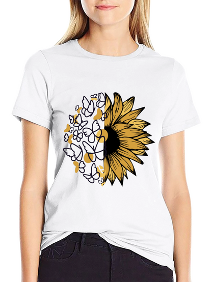 Sunflower Tennis Graphic T-Shirt