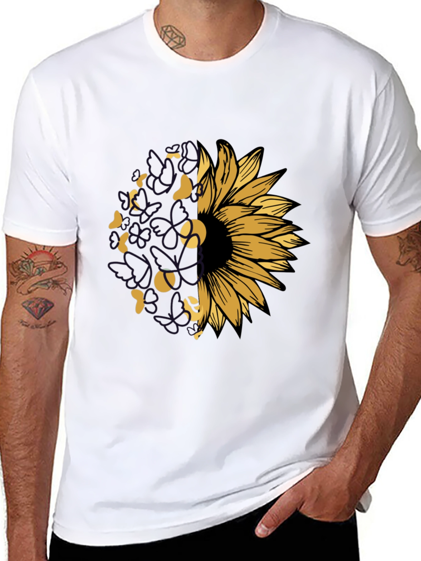 Sunflower Tennis Graphic T-Shirt