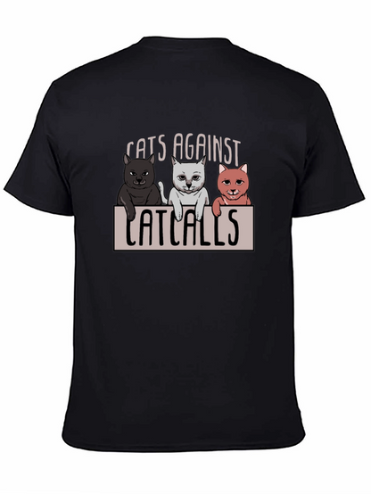 Cats Against Catcalls T-Shirt - Unisex Cotton Tee