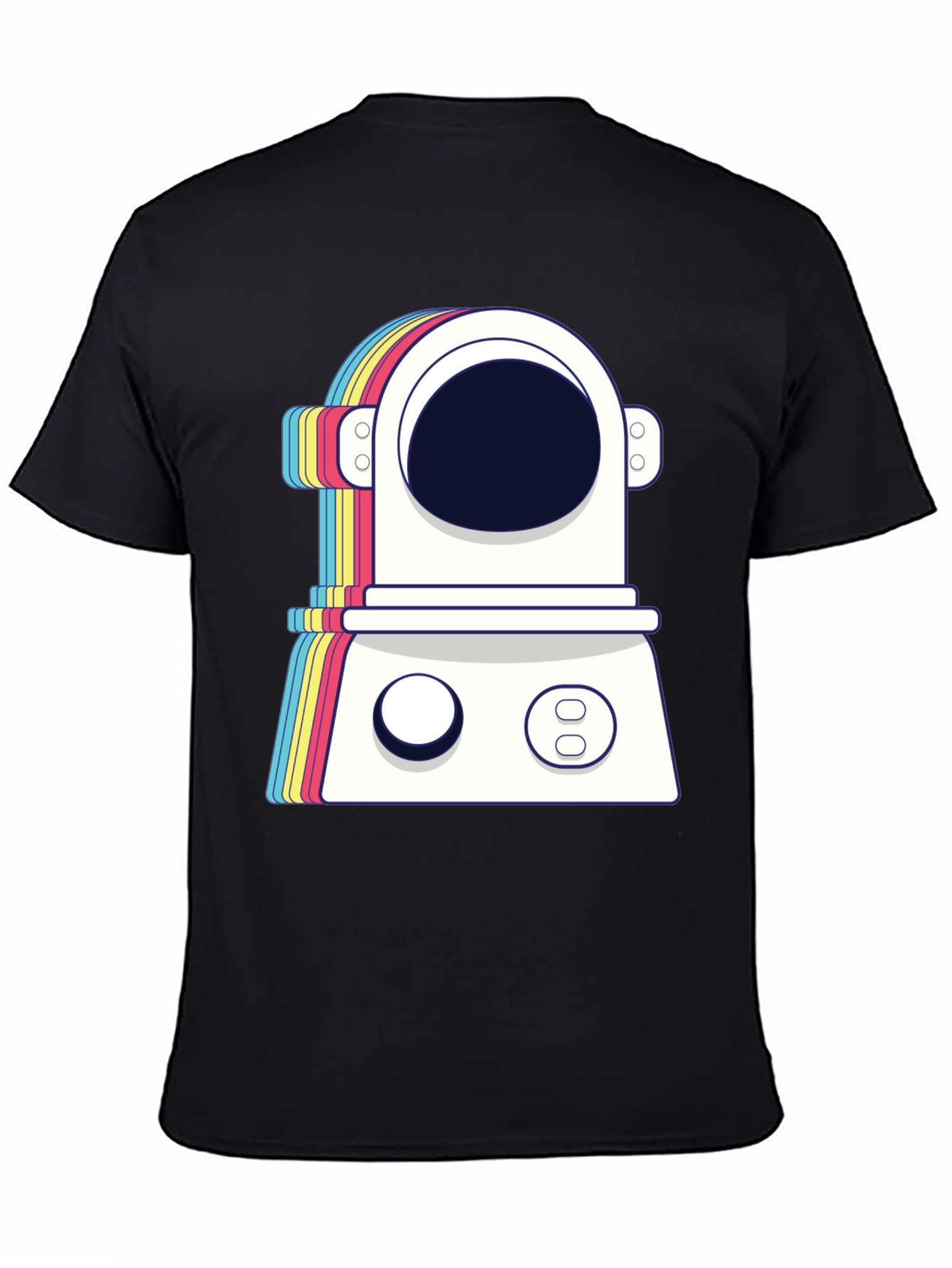 Retro Spaceman Graphic Tee - Trendy Astronaut T-Shirt