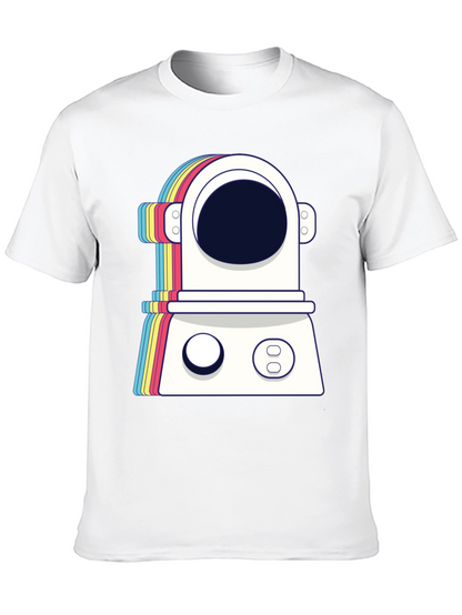 Retro Spaceman Graphic Tee - Trendy Astronaut T-Shirt