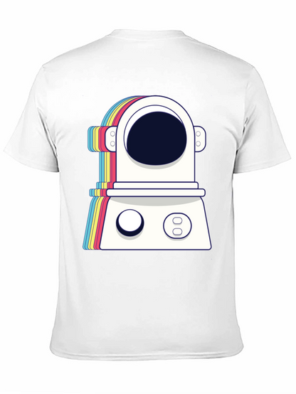 Retro Spaceman Graphic Tee - Trendy Astronaut T-Shirt