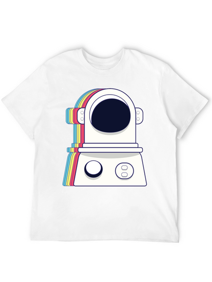 Retro Spaceman Graphic Tee - Trendy Astronaut T-Shirt