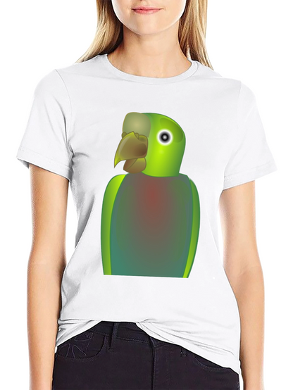 Parrot Graphic T-Shirt - Quirky Bird Lover Tee