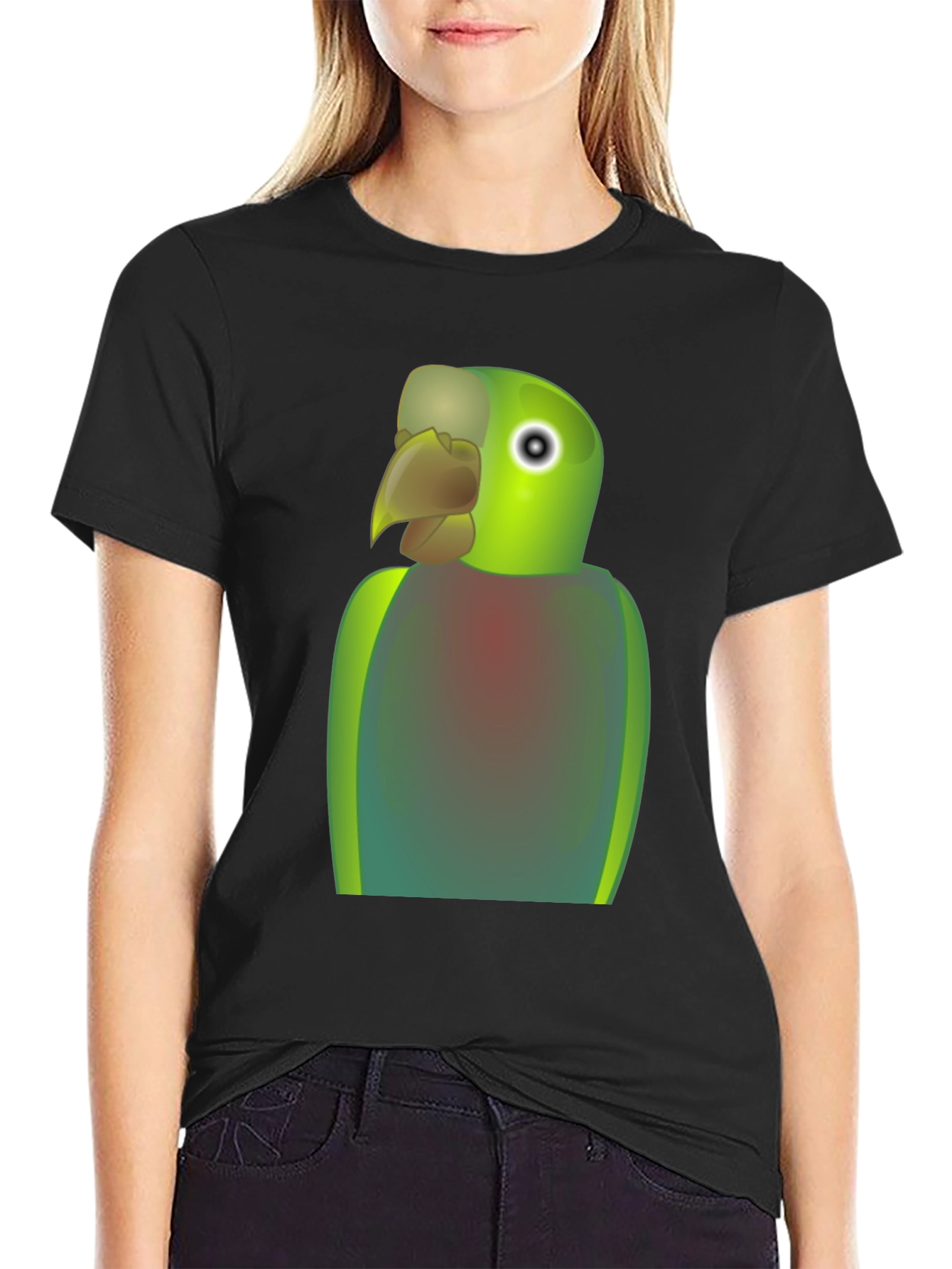 Parrot Graphic T-Shirt - Quirky Bird Lover Tee