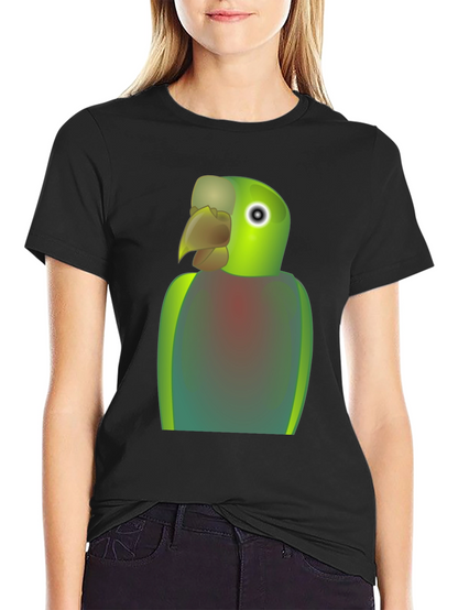 Parrot Graphic T-Shirt - Quirky Bird Lover Tee