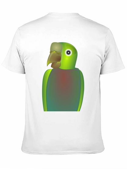 Parrot Graphic T-Shirt - Quirky Bird Lover Tee