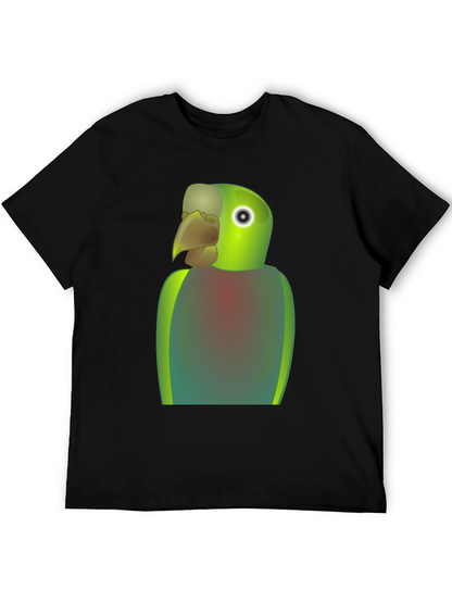 Parrot Graphic T-Shirt - Quirky Bird Lover Tee