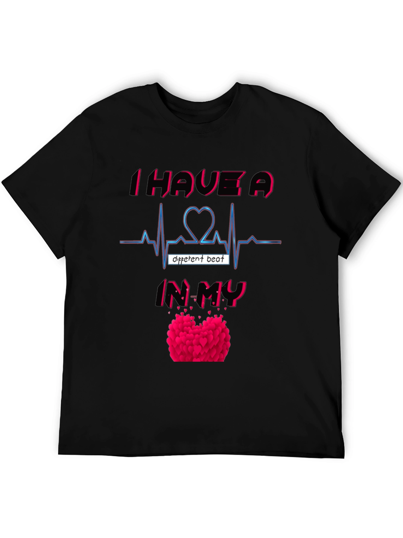 Heartbeat Graphic Tee - Different Beat