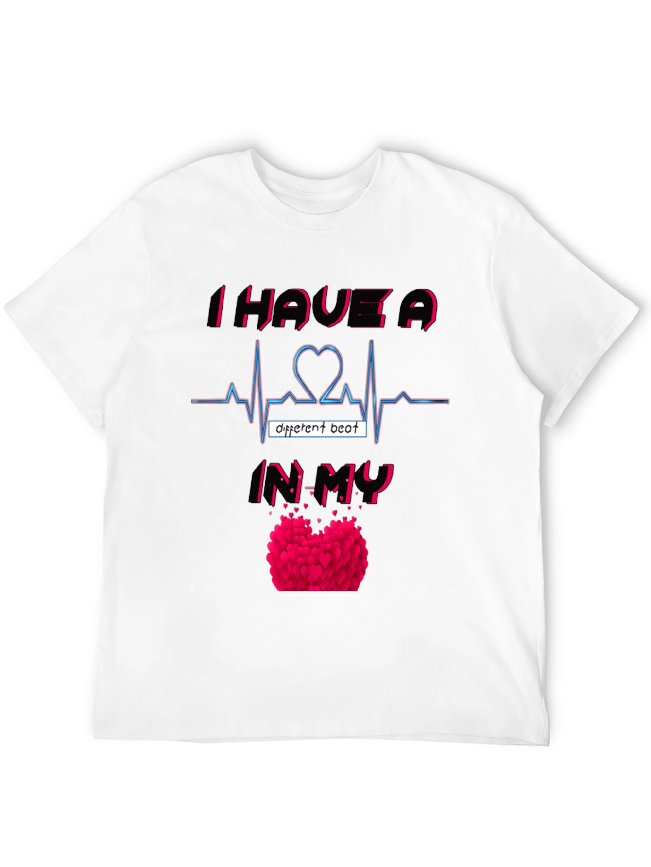 Heartbeat Graphic Tee - Different Beat