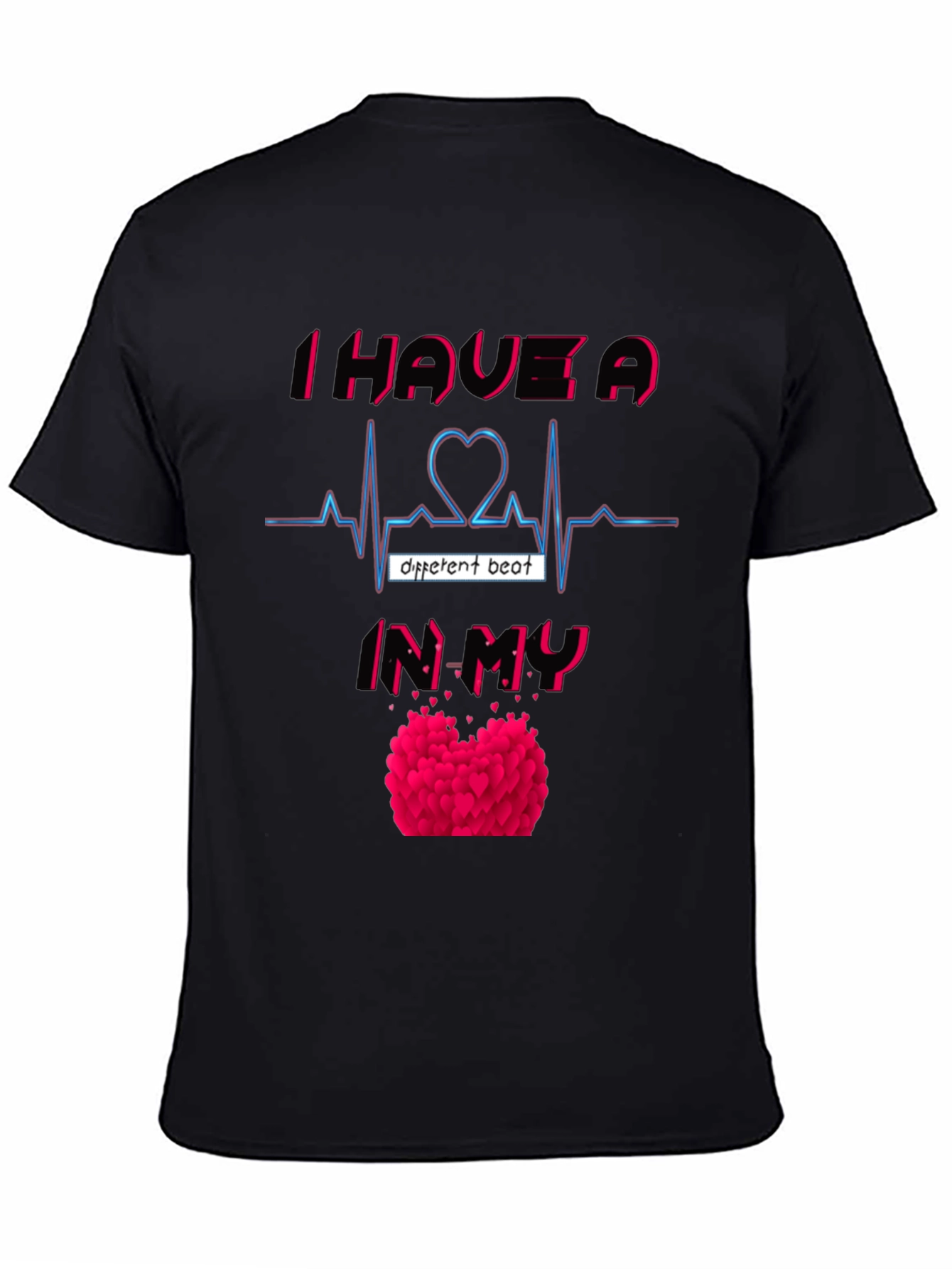 Heartbeat Graphic Tee - Different Beat