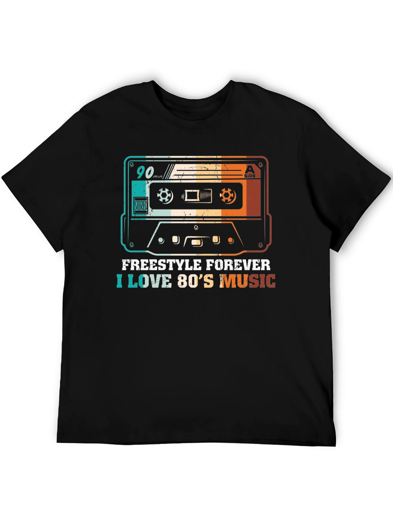 Retro Cassette Tape 80s Music T-Shirt