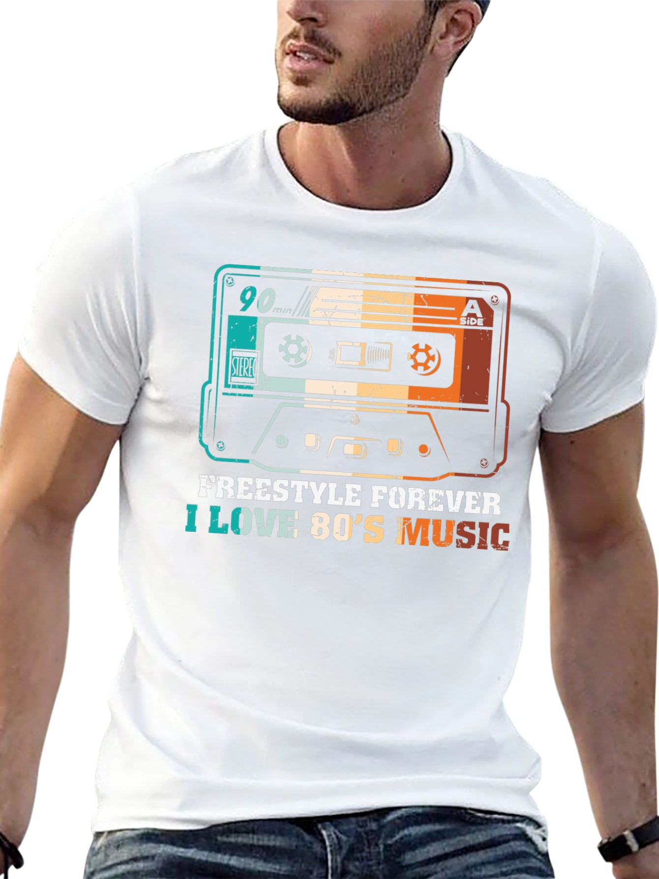 Retro Cassette Tape 80s Music T-Shirt
