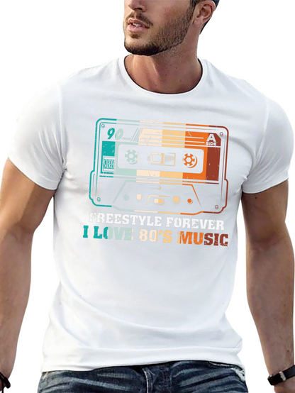 Retro Cassette Tape 80s Music T-Shirt