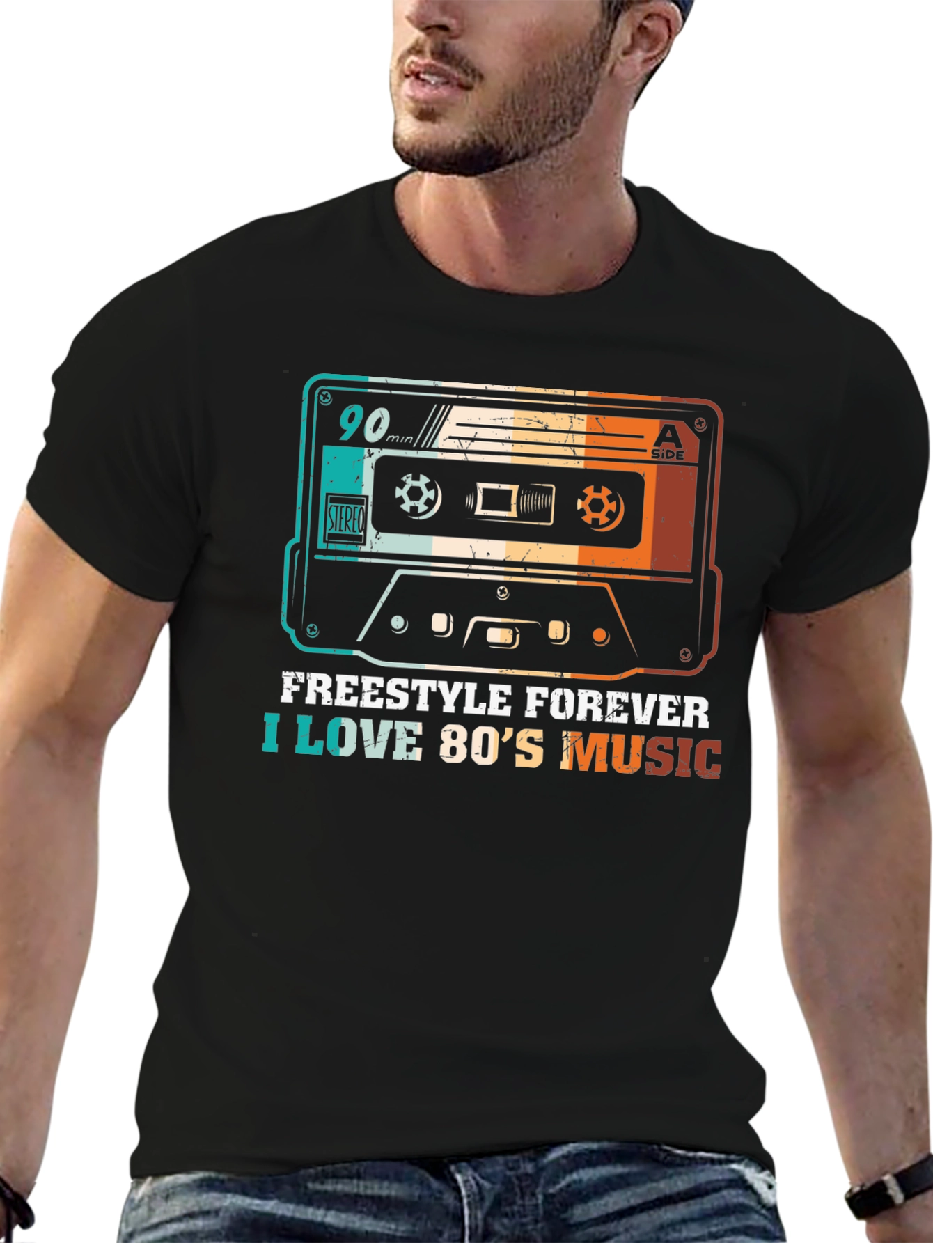 Retro Cassette Tape 80s Music T-Shirt