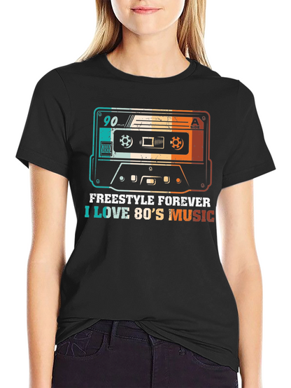 Retro Cassette Tape 80s Music T-Shirt