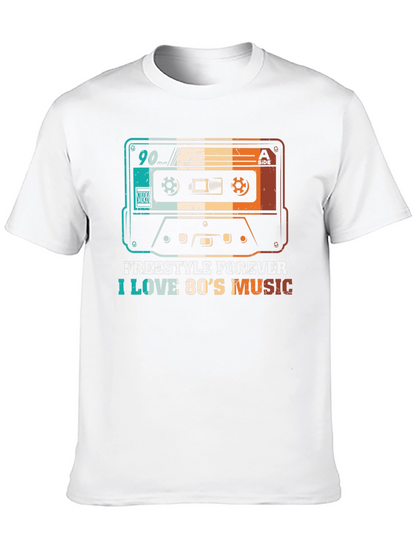 Retro Cassette Tape 80s Music T-Shirt