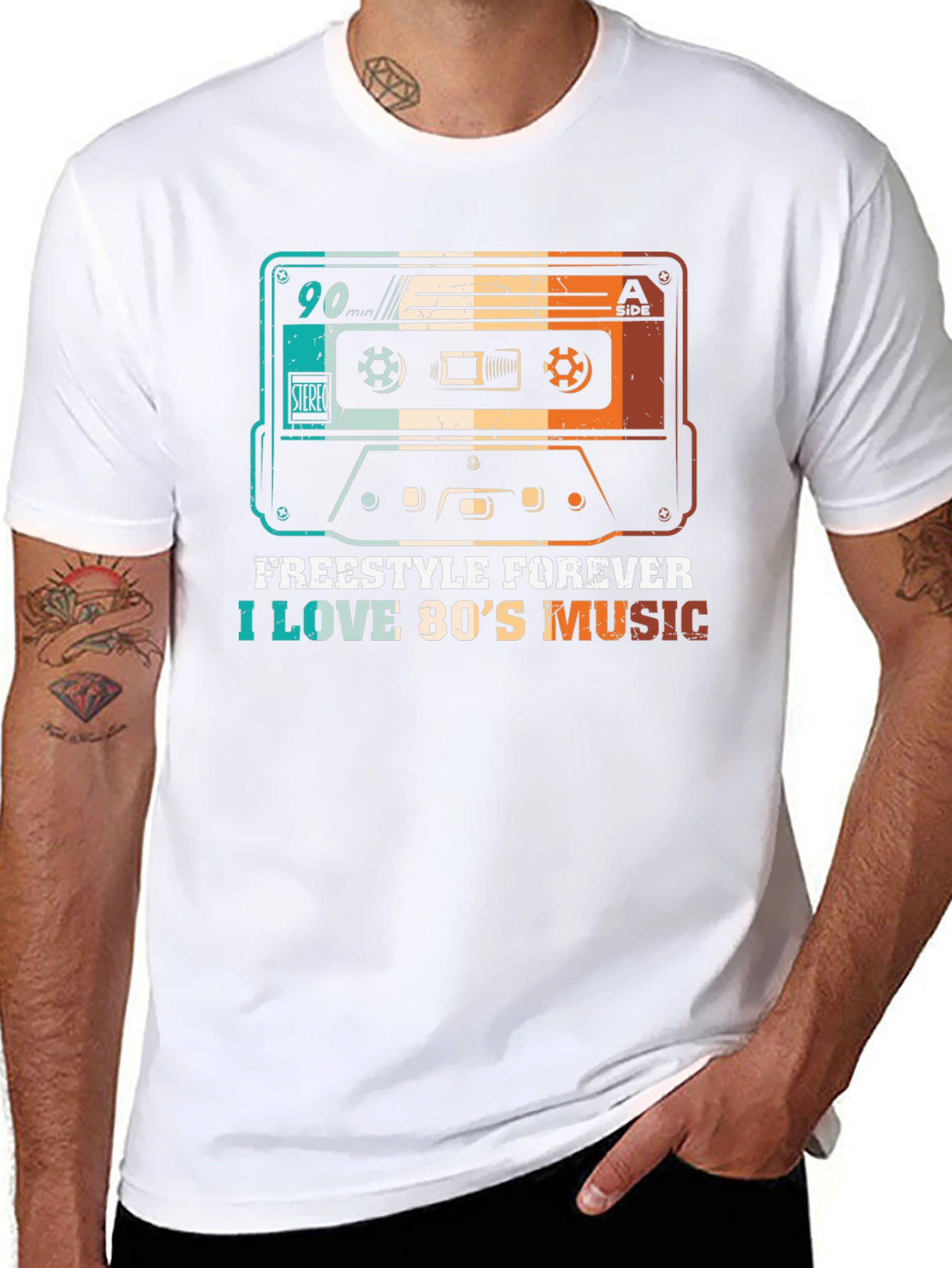 Retro Cassette Tape 80s Music T-Shirt