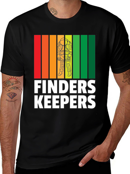 Finders Keepers Astronaut Retro Graphic T-Shirt