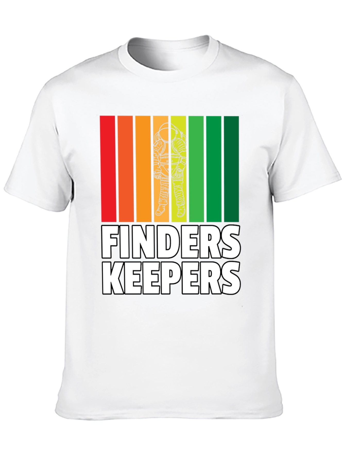 Finders Keepers Astronaut Retro Graphic T-Shirt
