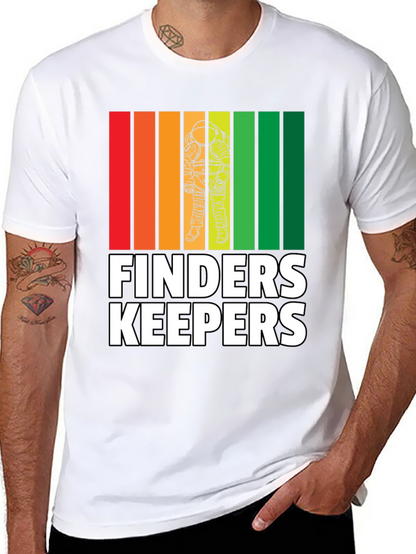 Finders Keepers Astronaut Retro Graphic T-Shirt