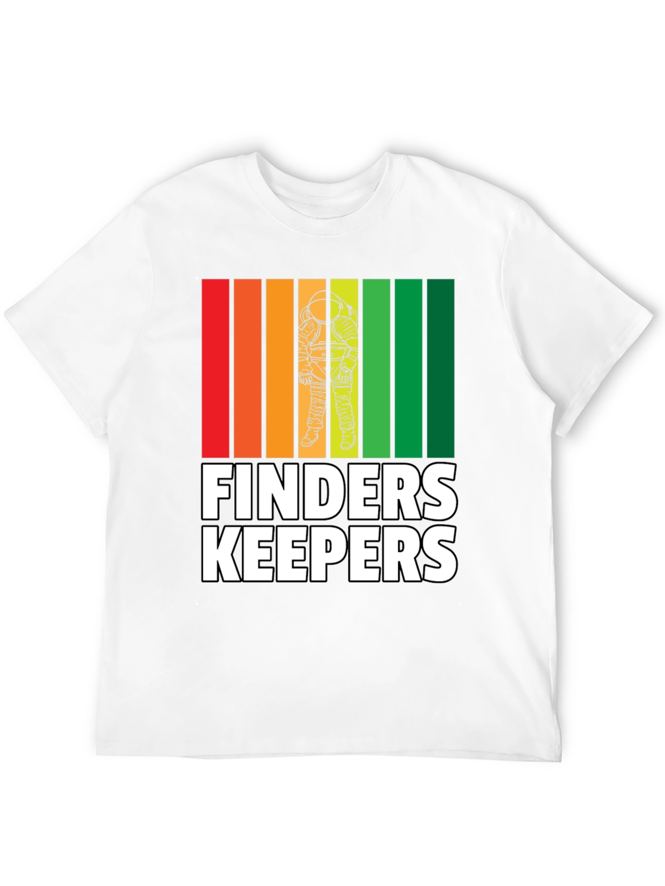 Finders Keepers Astronaut Retro Graphic T-Shirt