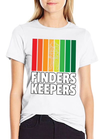 Finders Keepers Astronaut Retro Graphic T-Shirt