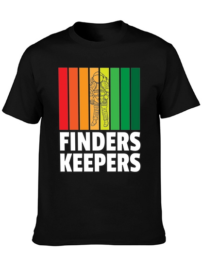 Finders Keepers Astronaut Retro Graphic T-Shirt