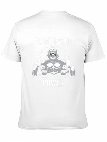 Plant Based Power T-Shirt - Vegan Gorilla Gym