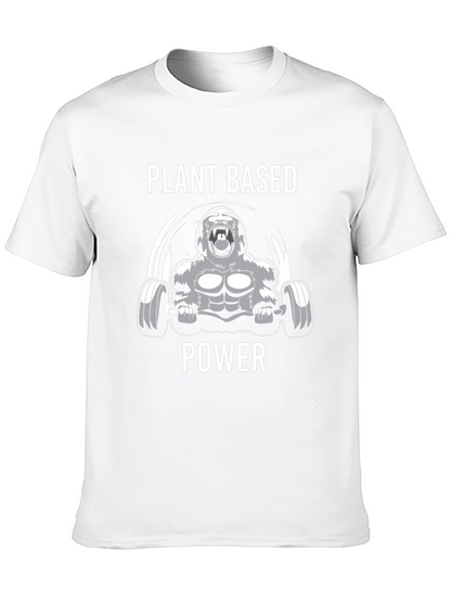 Plant Based Power T-Shirt - Vegan Gorilla Gym