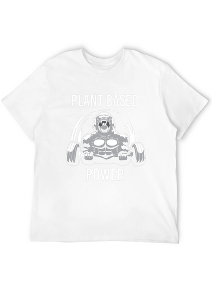 Plant Based Power T-Shirt - Vegan Gorilla Gym