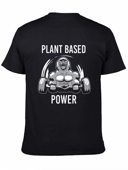 Plant Based Power T-Shirt - Vegan Gorilla Gym
