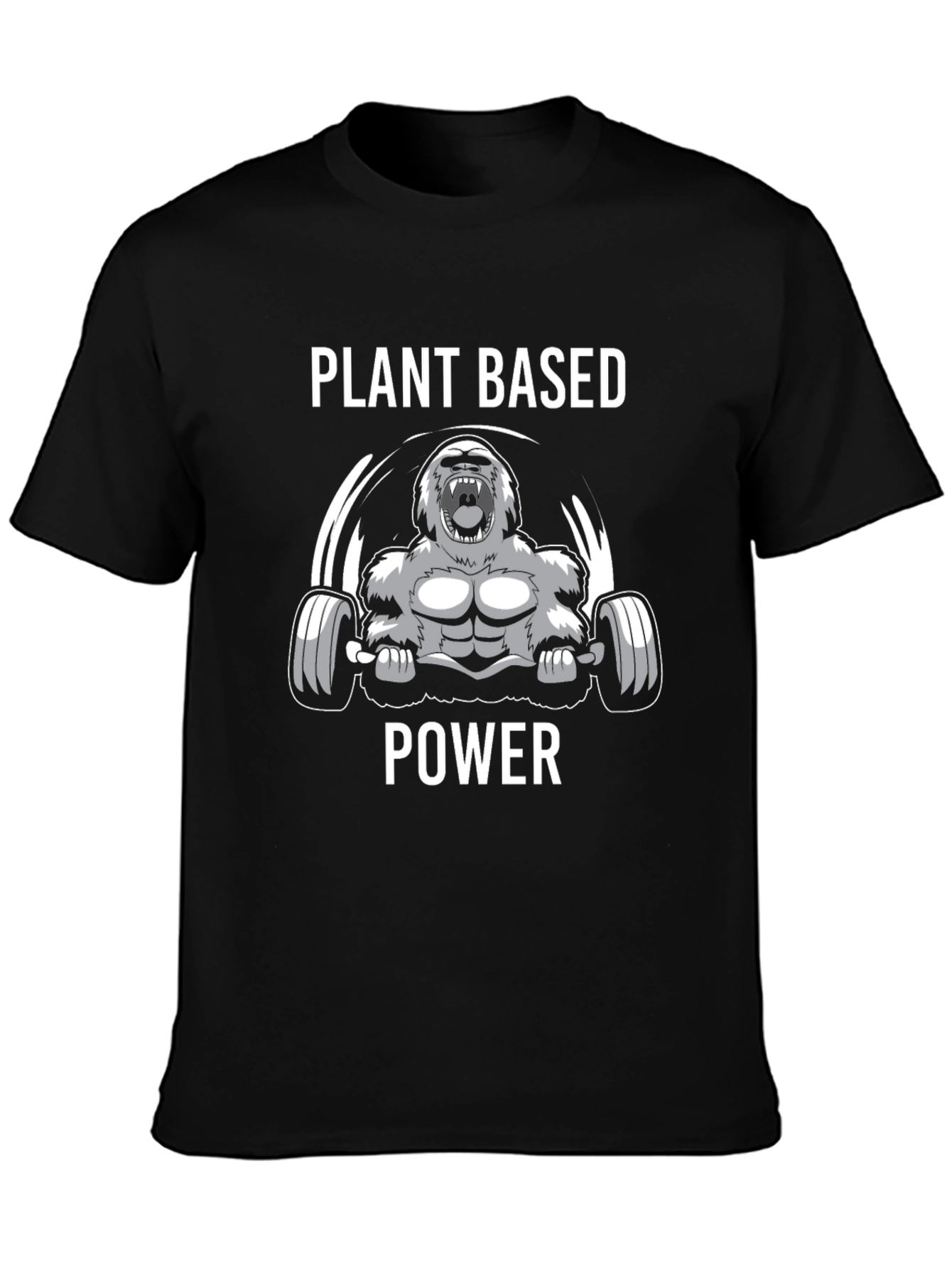 Plant Based Power T-Shirt - Vegan Gorilla Gym