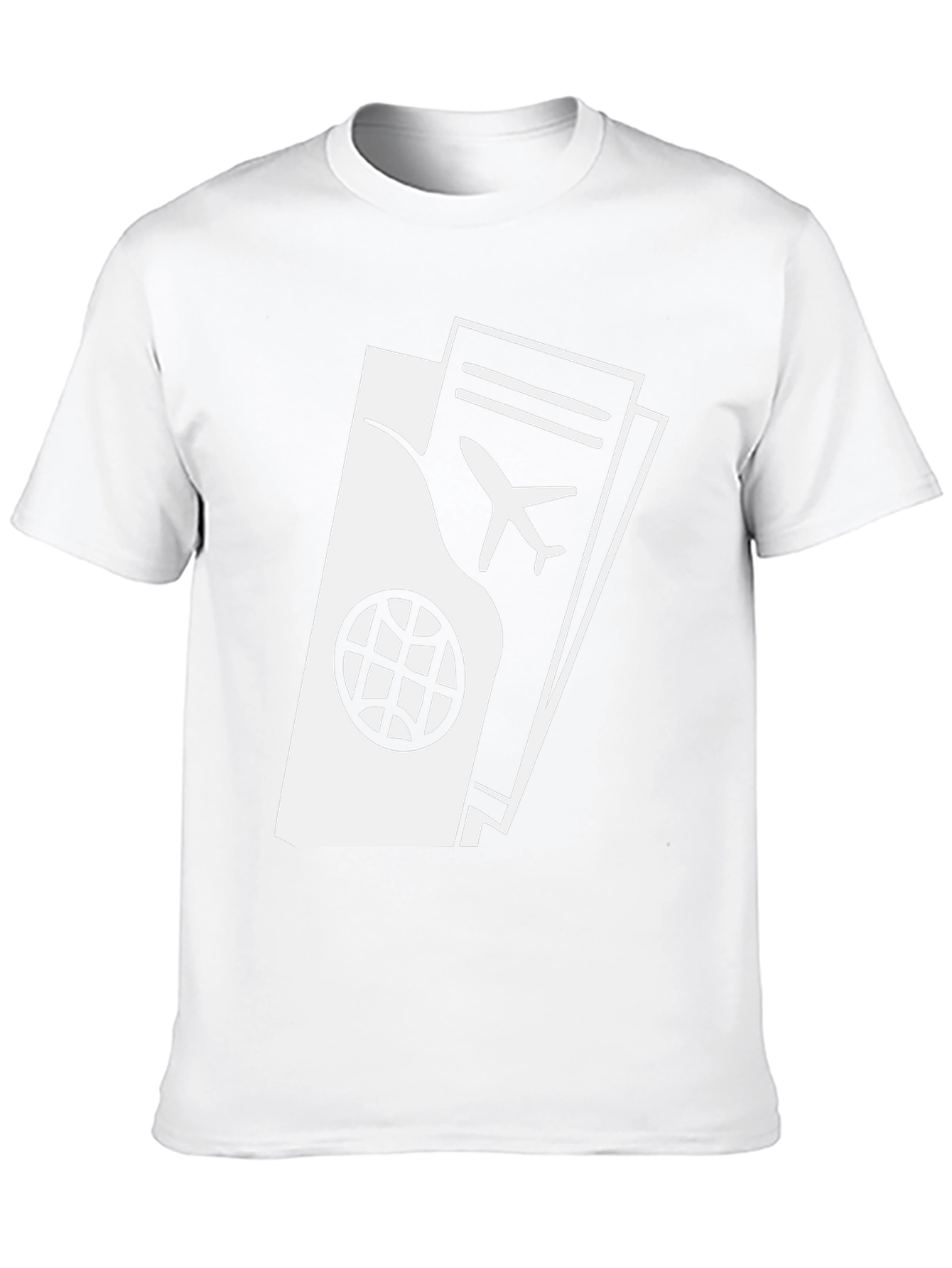 Passport and Ticket Graphic T-Shirt - Travel Ready