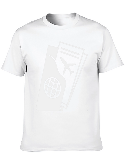 Passport and Ticket Graphic T-Shirt - Travel Ready