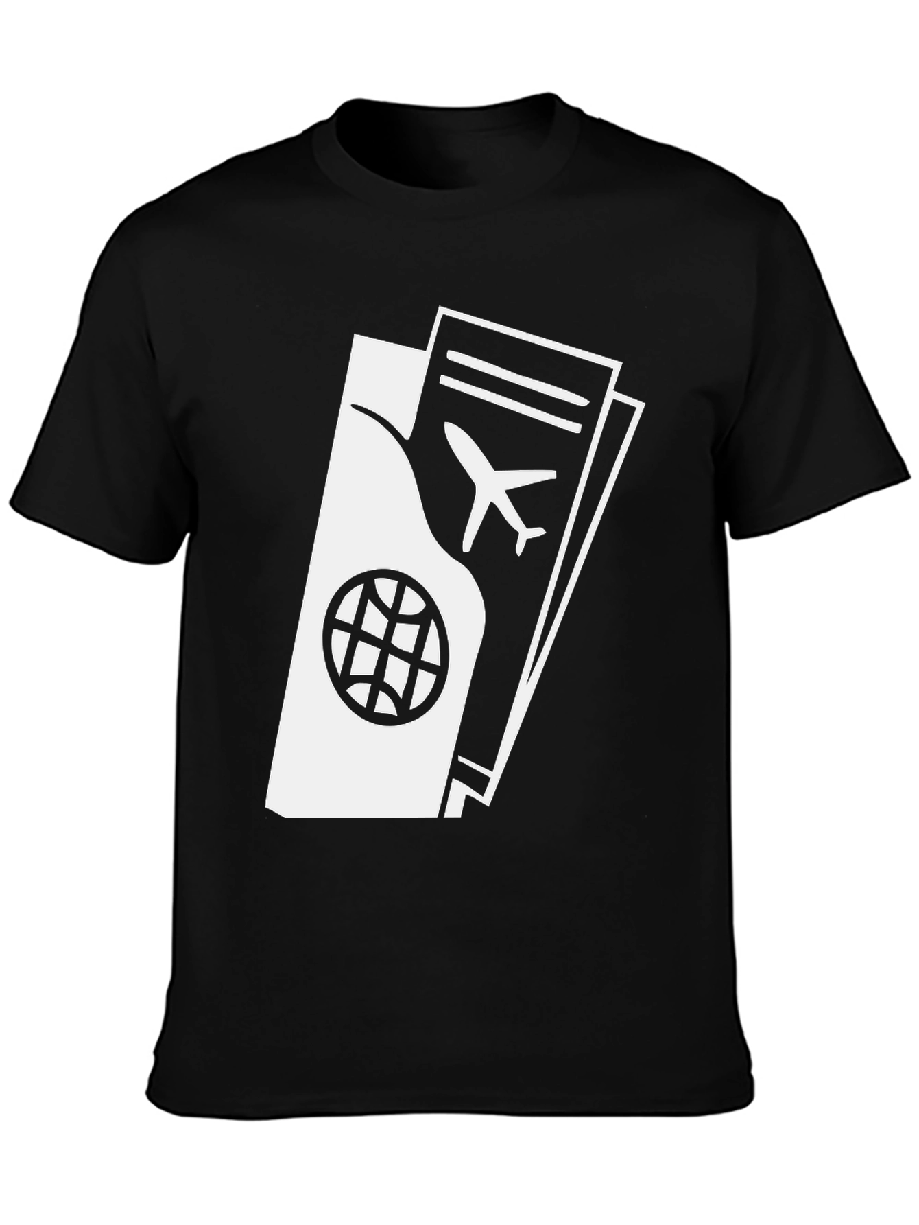Passport and Ticket Graphic T-Shirt - Travel Ready