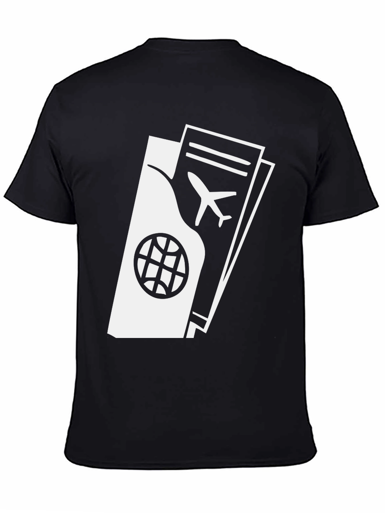 Passport and Ticket Graphic T-Shirt - Travel Ready