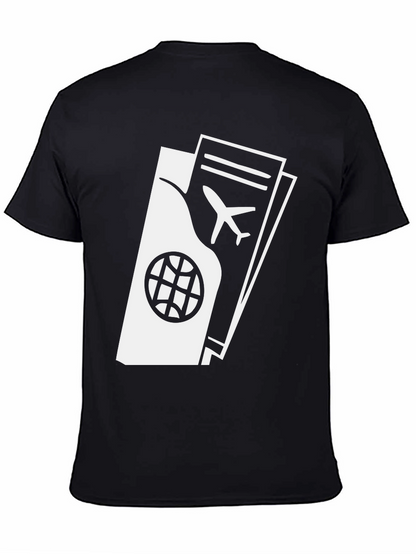 Passport and Ticket Graphic T-Shirt - Travel Ready
