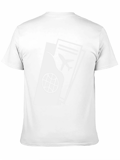 Passport and Ticket Graphic T-Shirt - Travel Ready