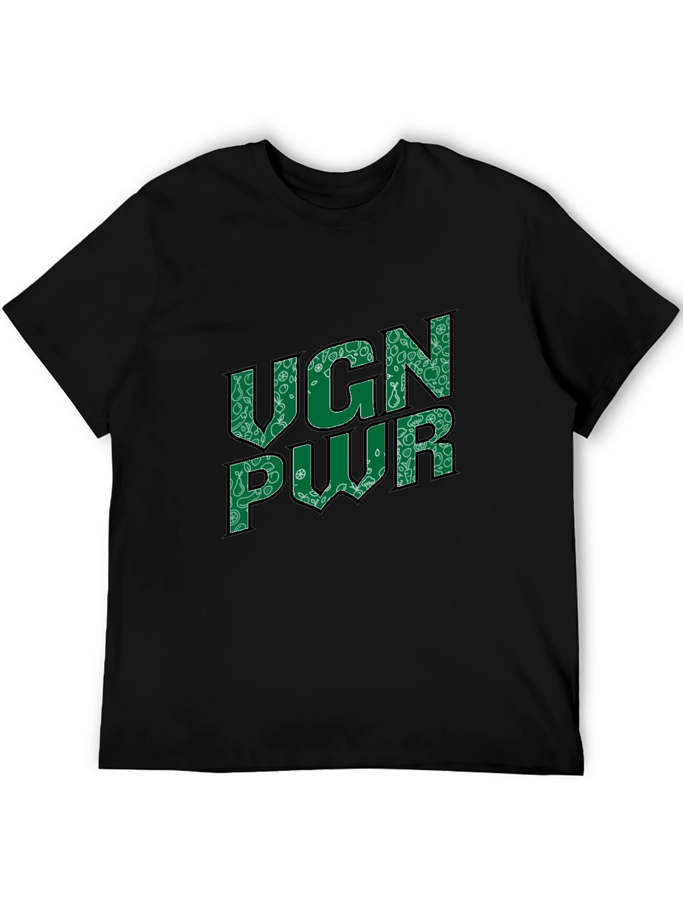 VGN PWR Graphic Print Crew Neck Tee