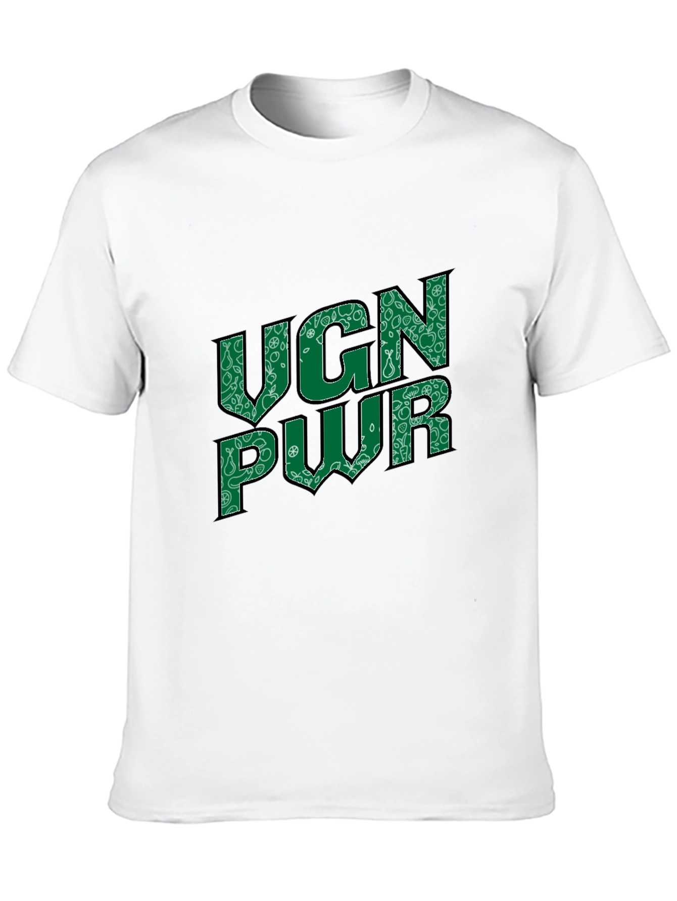 VGN PWR Graphic Print Crew Neck Tee
