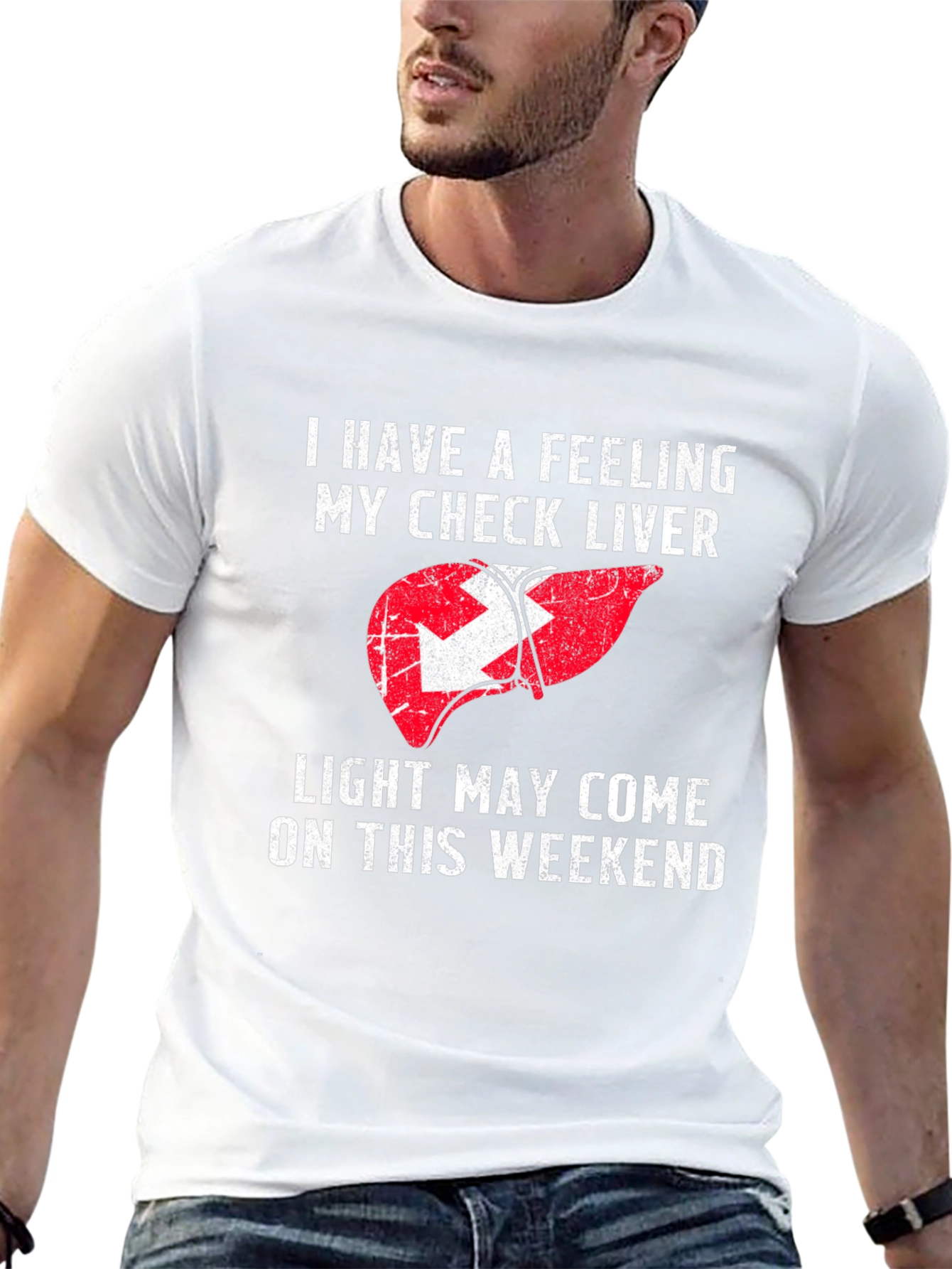 Funny Liver Check Weekend T-Shirt