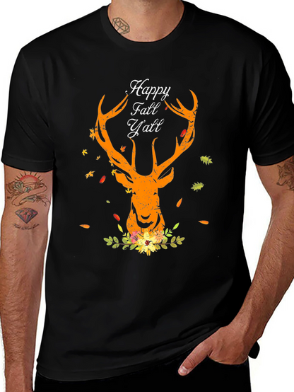 Happy Fall Yall Deer T-Shirt