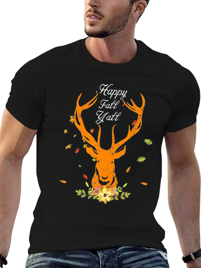 Happy Fall Yall Deer T-Shirt