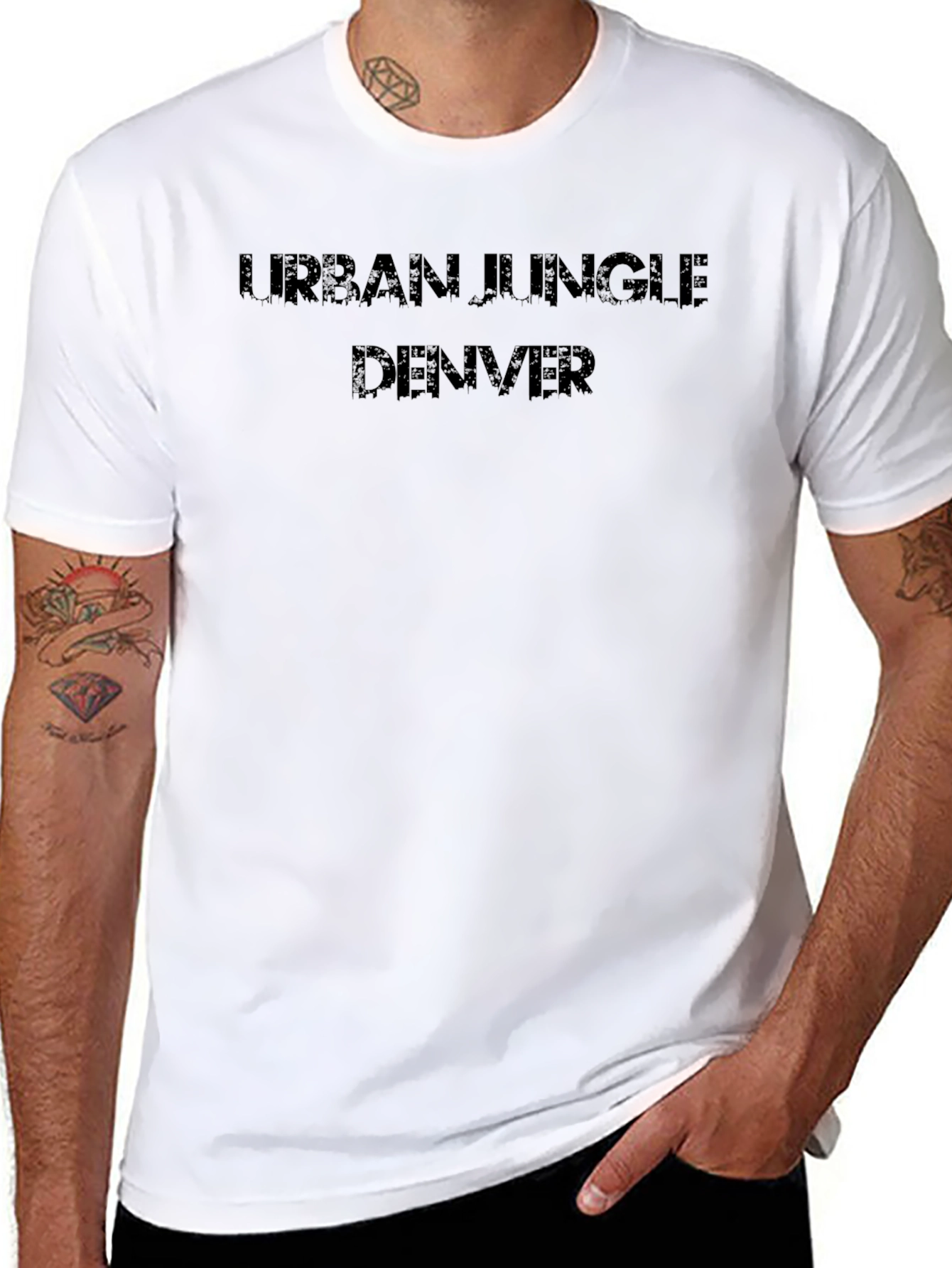 Urban Jungle Denver Black T-Shirt